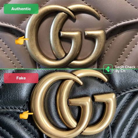 fake gucci logo vs real|real gucci logo.